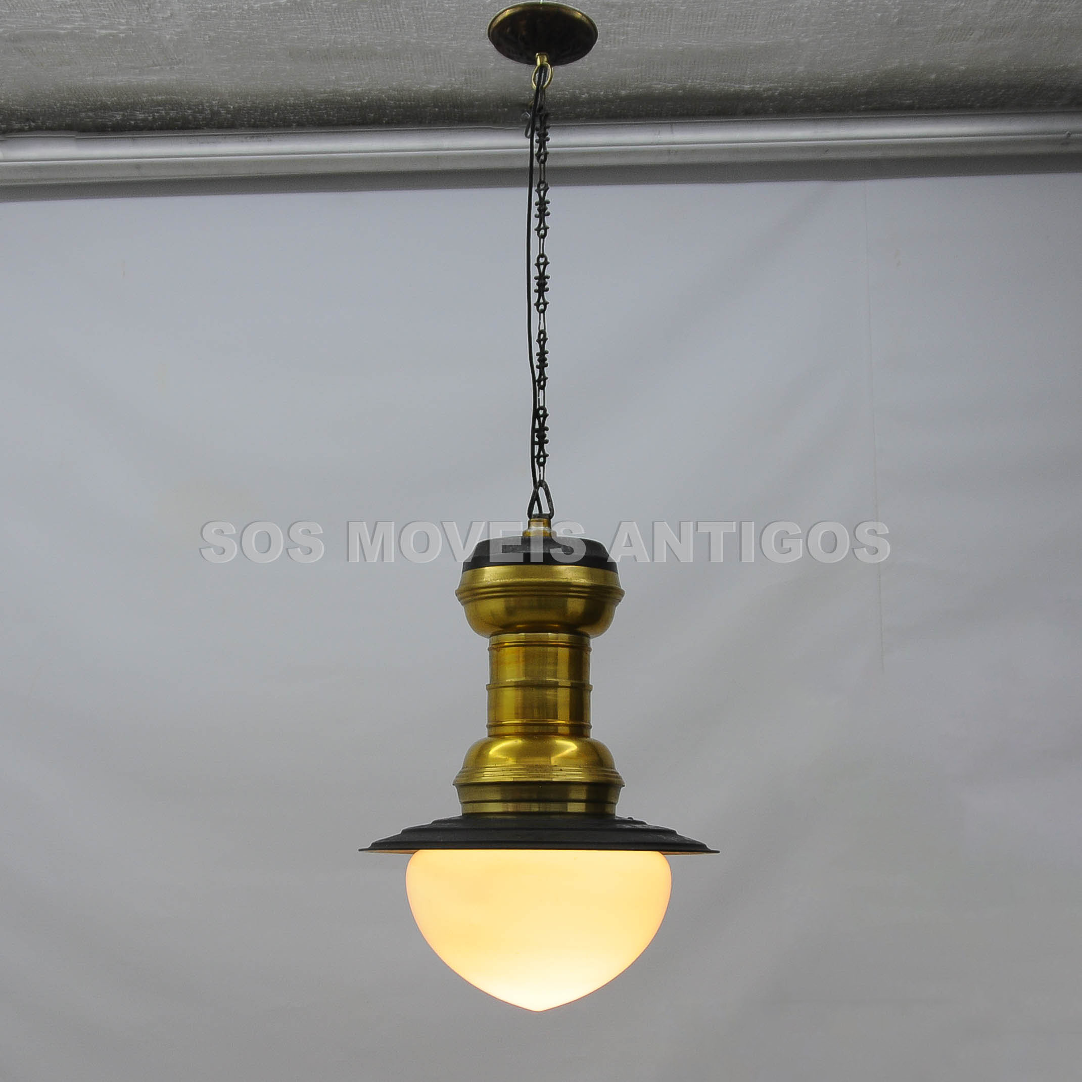 LUSTRE/LANTERNA ESTILO INGLÊS – SÃO PAULO ANTIGO – SOSMOVEISANTIGOS – ANTIQUARIO SP