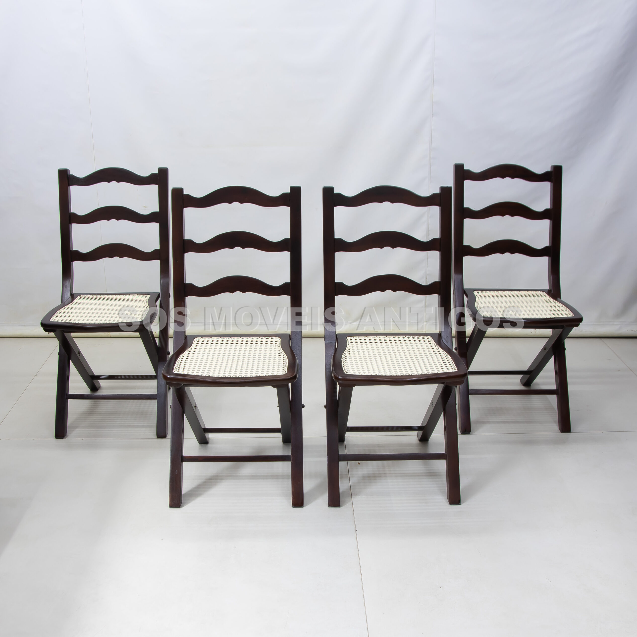 04 CADEIRAS MODELO TESOURA – BRASIL – SÉC. XIX DOBRÁVEIS – SOSMOVEISANTIGOS – ANTIQUARIO SP (3)