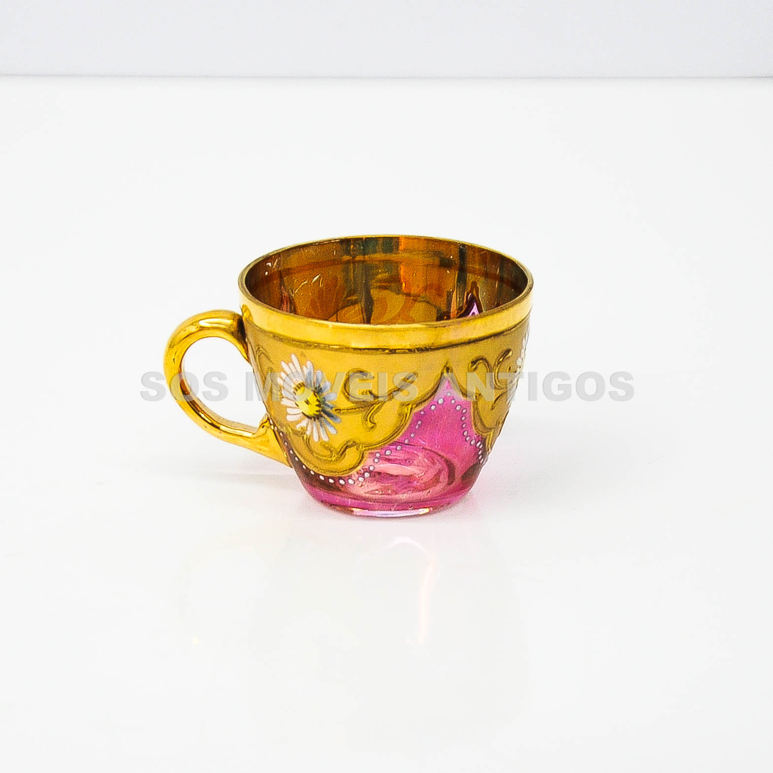 04 XÍCARAS DE CAFÉ EM CRISTAL VENEZIANO – SOSMOVEISANTIGOS – ANTIQUARIO SP (1)
