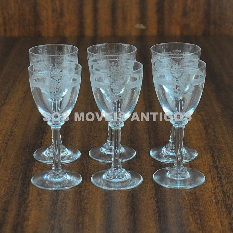 06 TAÇAS APERITIVOS EM CRISTALA FRANCES – SAINT LOUIS – SOSMOVEISANTIGOS – ANTIQUARIO SP (2)