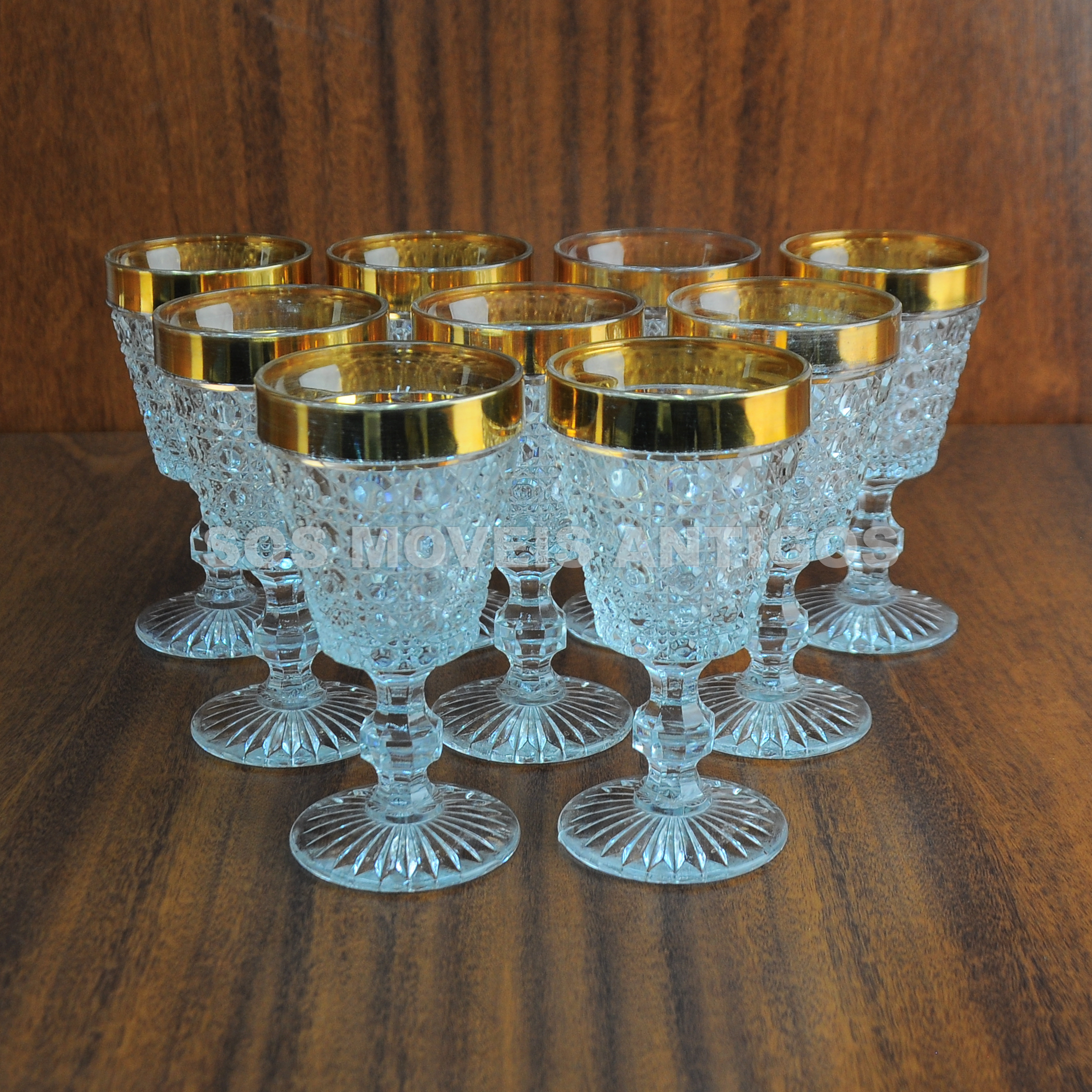 09 TAÇAS EM CRISTAL BICO DE JACA – SOSMOVEISANTIGOS – ANTIQUARIO SP (2)