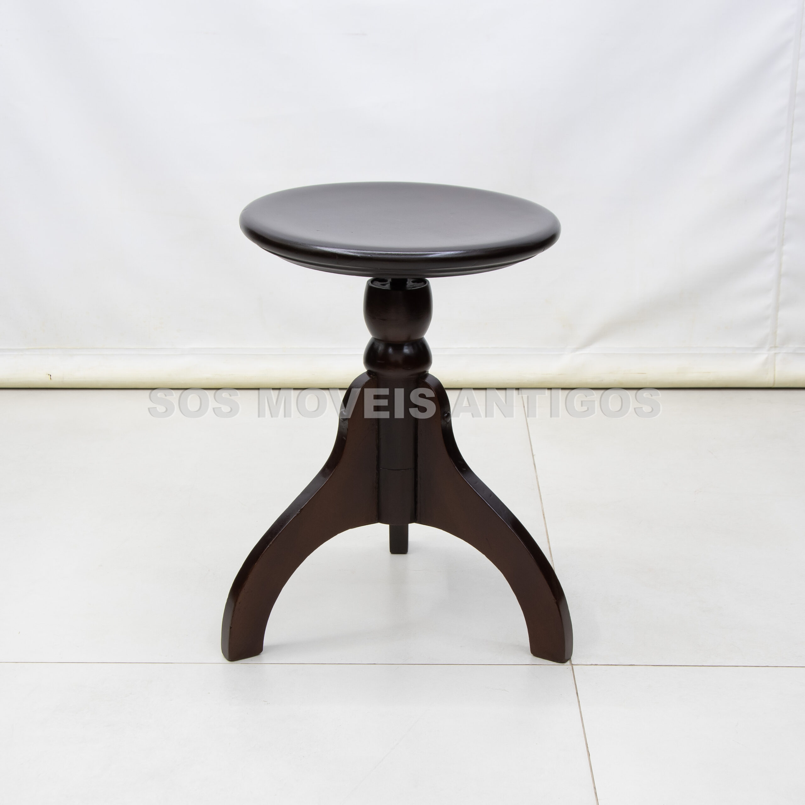 BANQUETA DE PIANO REDONDA – GIRATÓRIA – SOSMOVEISANTIGOS – ANTIQUARIO SP (2)