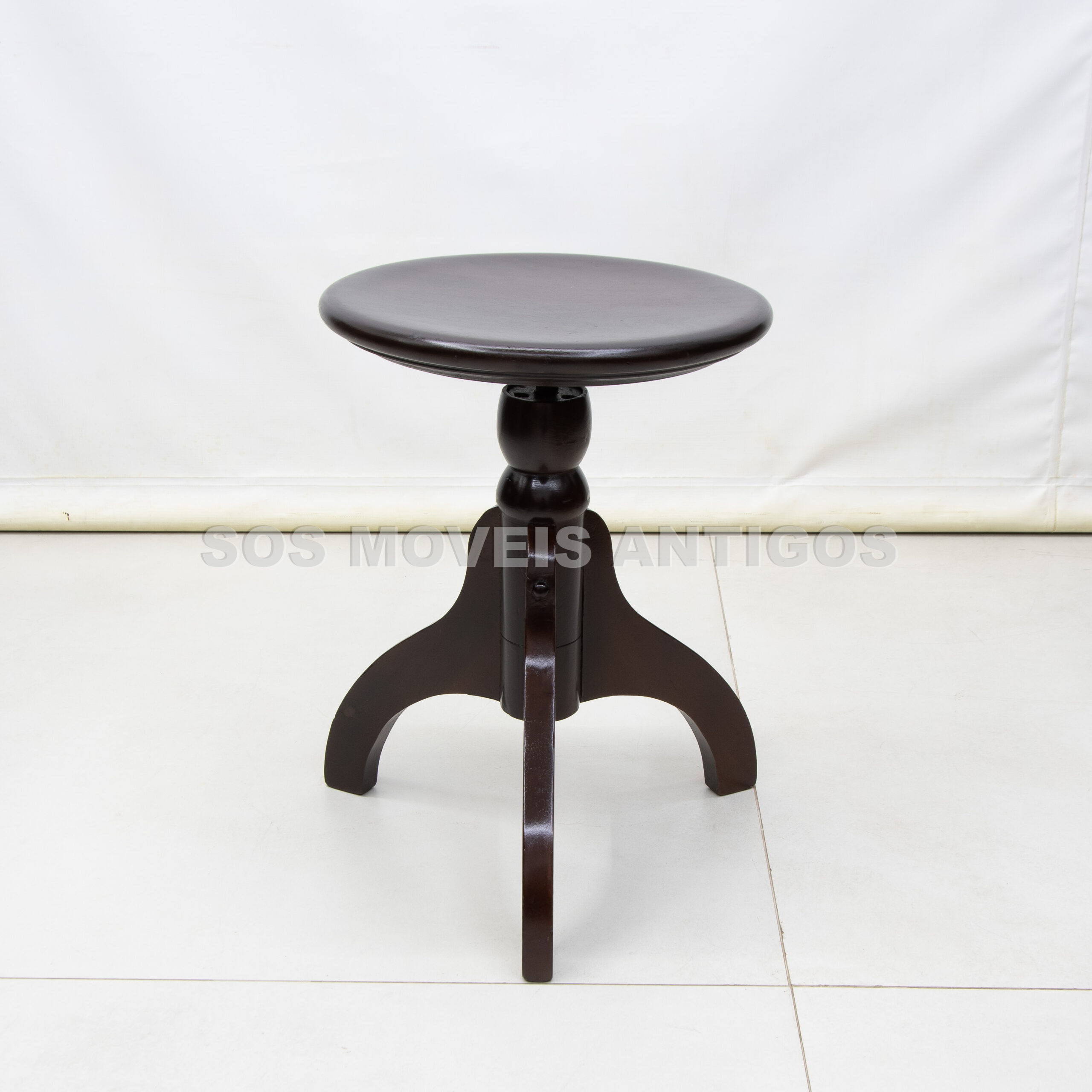 BANQUETA DE PIANO REDONDA – GIRATÓRIA – SOSMOVEISANTIGOS – ANTIQUARIO SP (3)