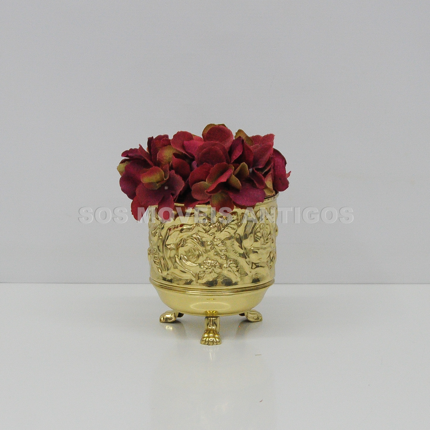 CACHEPOT EM LATÃO DOURADO – SOSMOVEISANTIGOS – ANTIQUARIO SP (3)