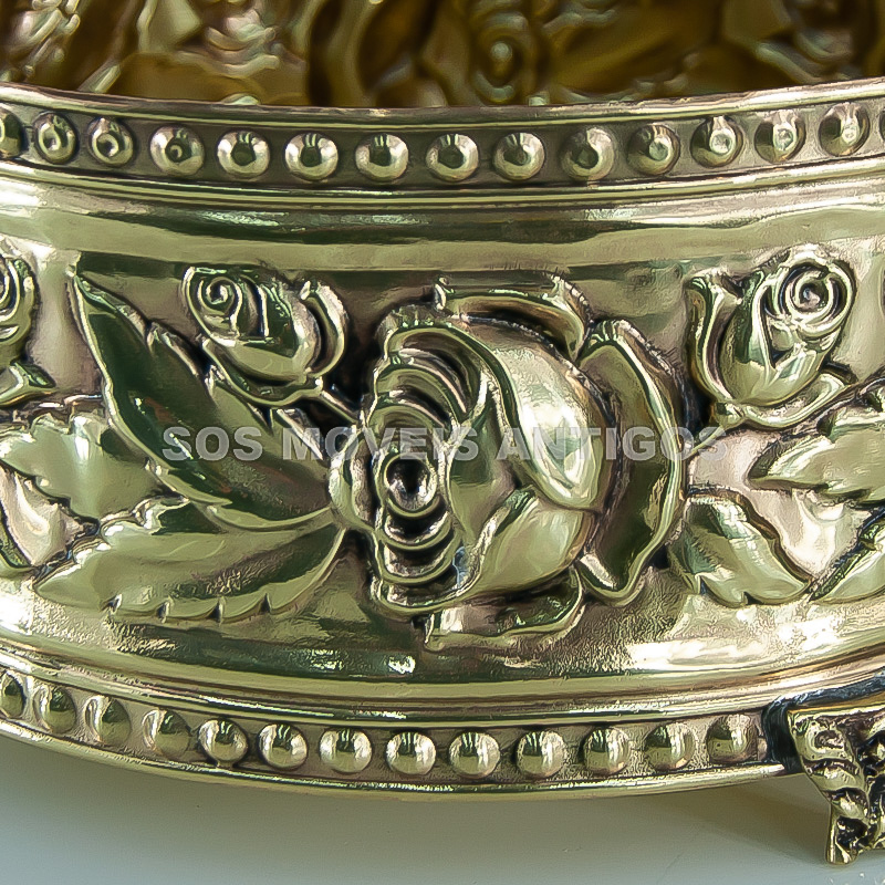 CACHEPOT EM LATÃO DOURADO – SOSMOVEISANTIGOS – ANTIQUARIO SP (4)