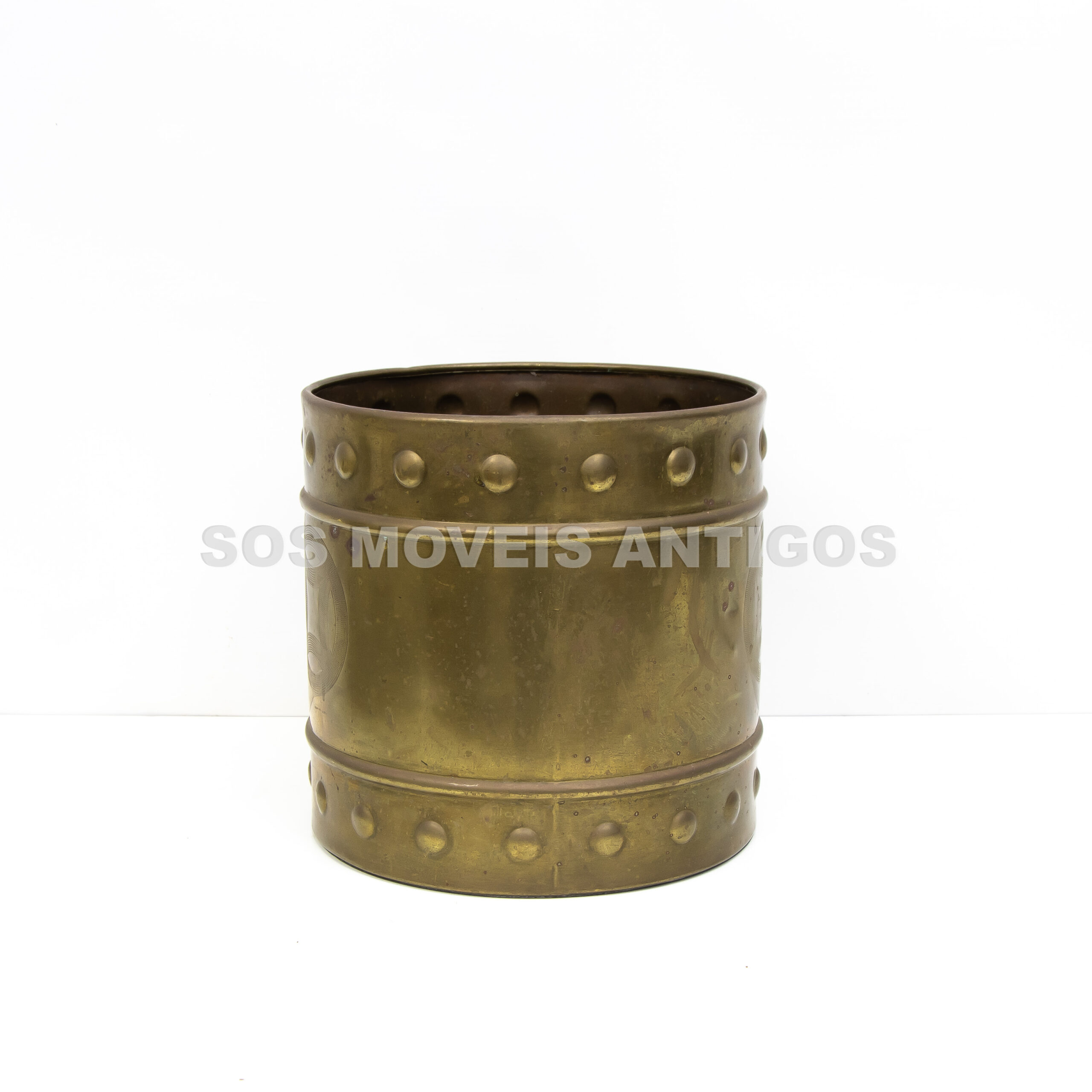 CACHEPOT EM LATÃO – SOSMOVEISANTIGOS – ANTIQUARIO SP (1)