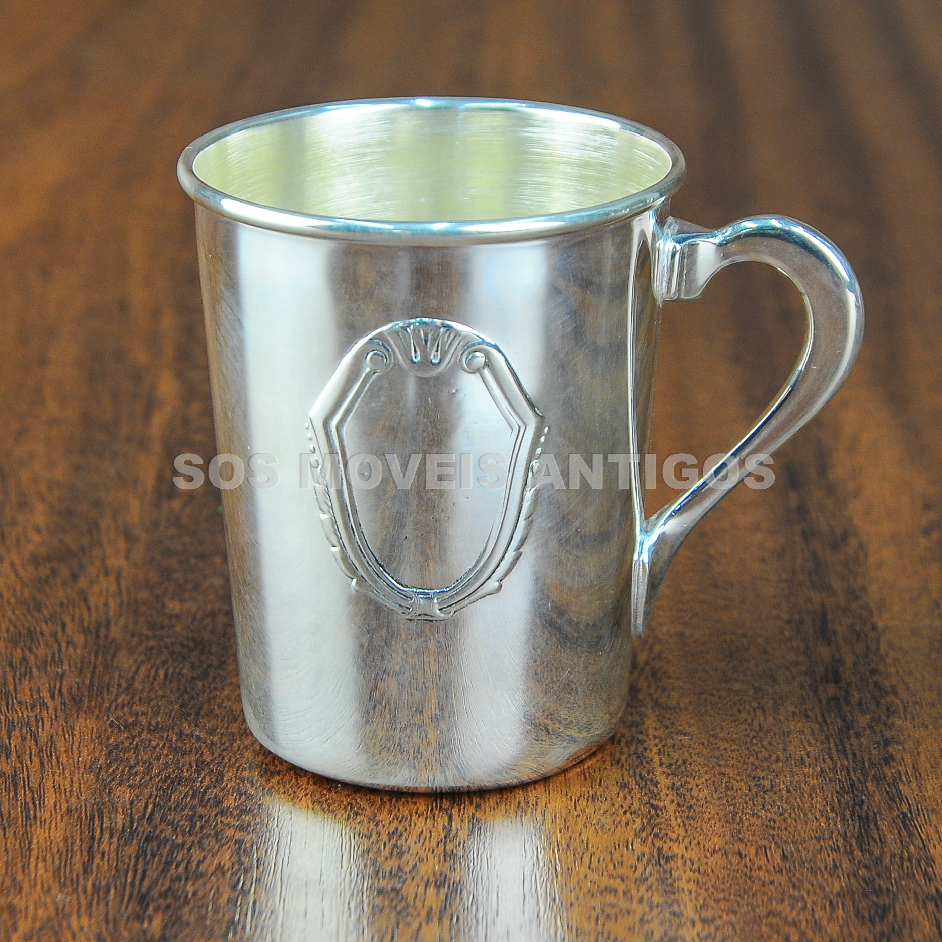 CANECA INFANTIL EM METAL ESPESSURADO A PRATA – SOSMOVEISANTIGOS – ANTIQUARIO SP (2)
