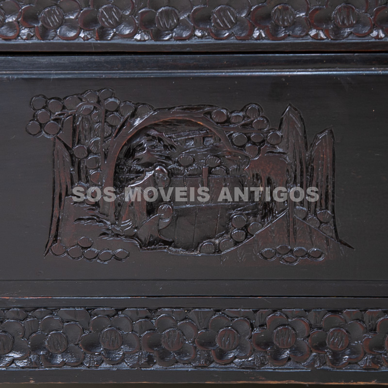 CÔMODA-BAÚ ESTILO CHINOISERIE – SOSMOVEISANTIGOS – ANTIQUARIO SP (1)
