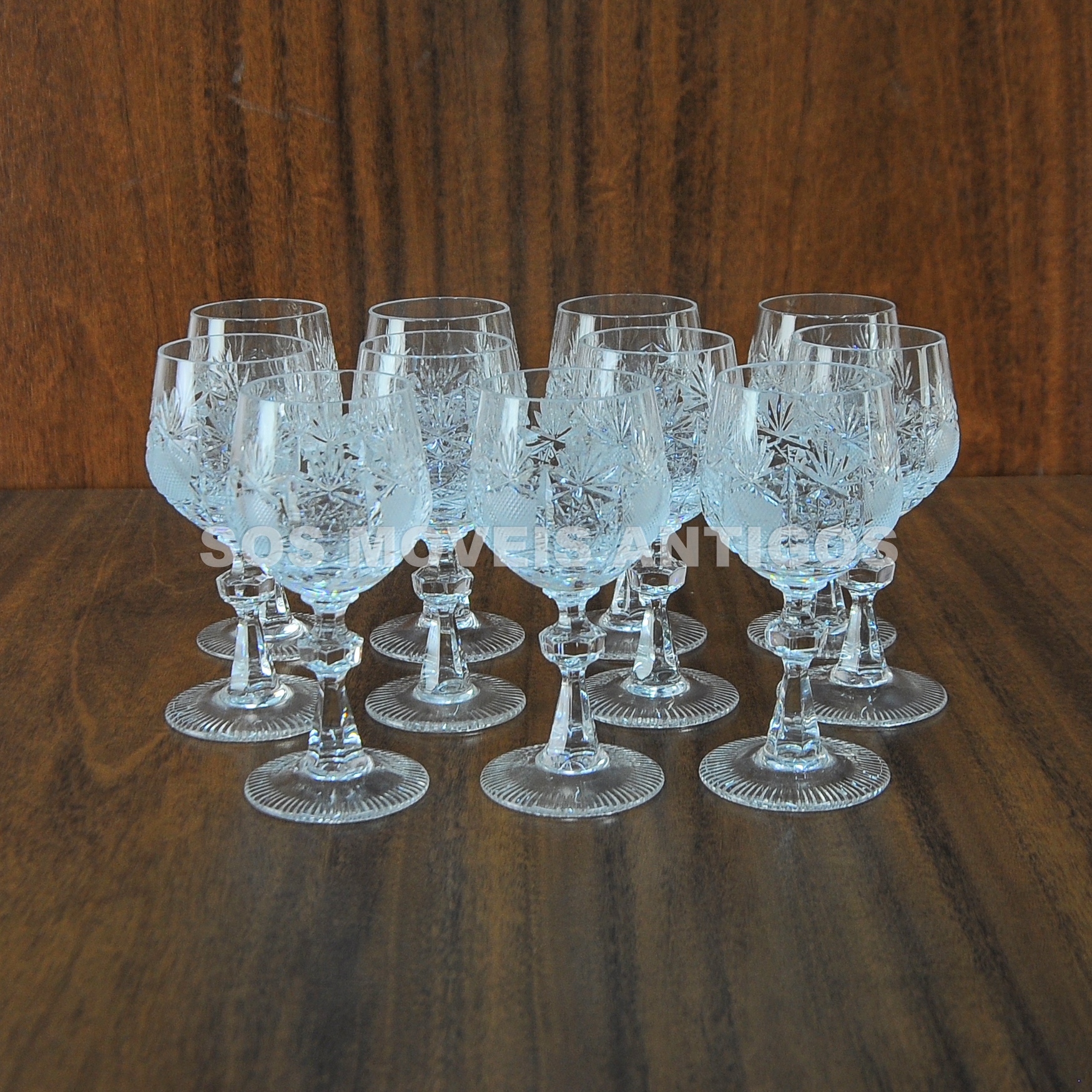 11 TAÇAS EM CRISTAL – SOSMOVEISANTIGOS – ANTIQUARIO SP