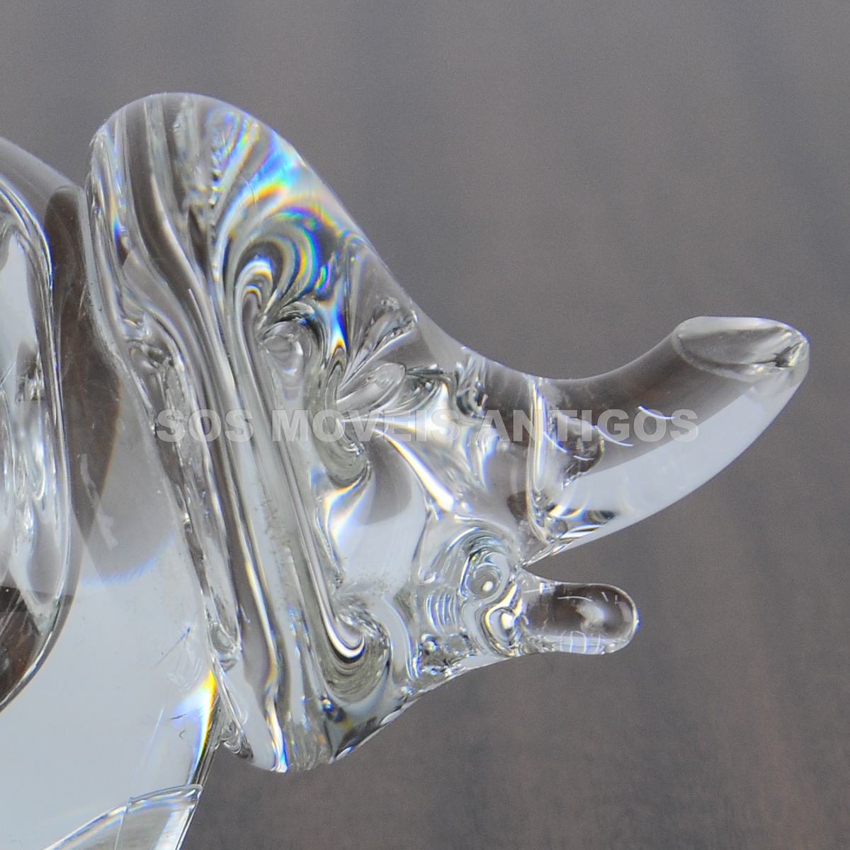 ELEFANTE EM CRISTAL – SOSMOVEISANTIGOS – ANTIQUARIO SP (1)