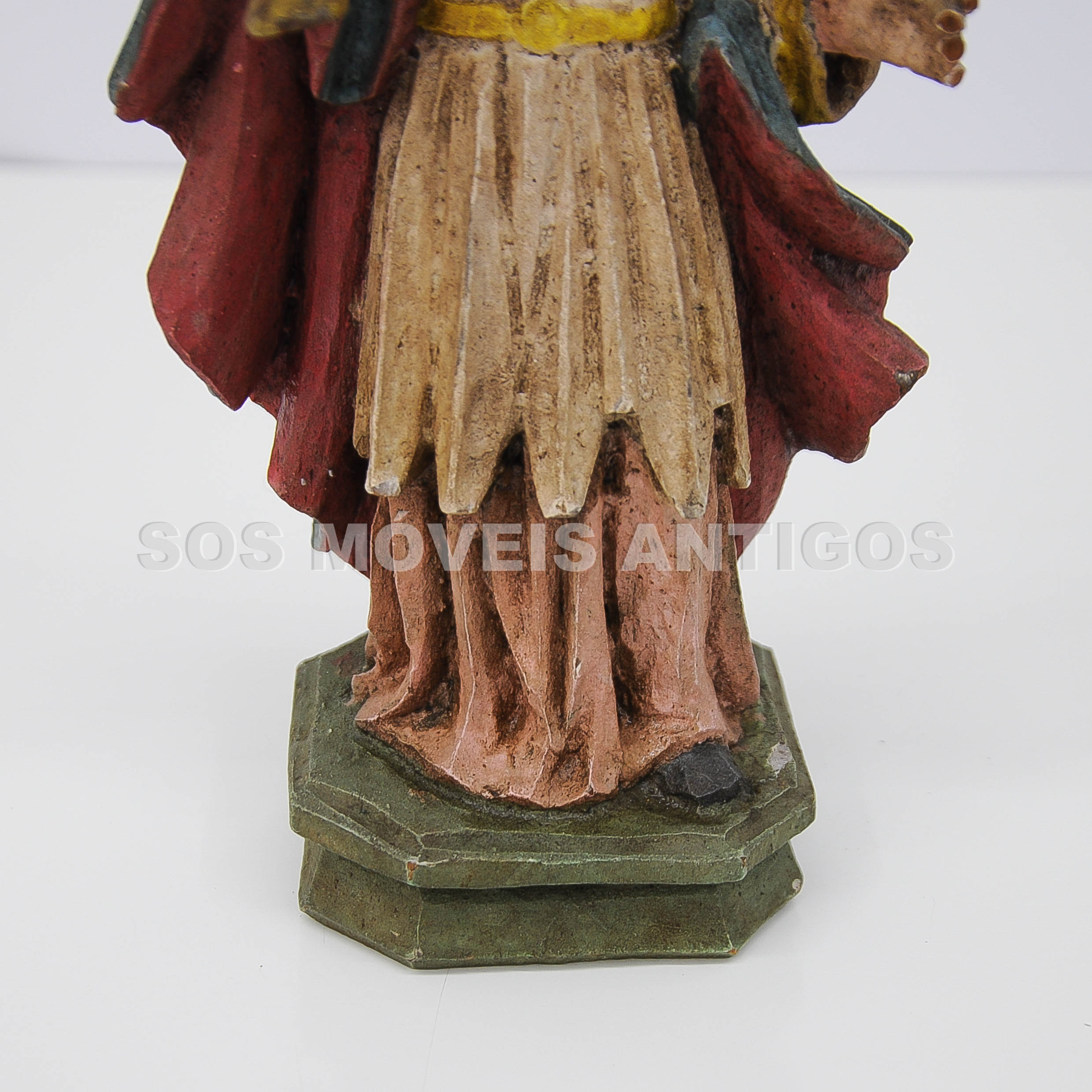 ESCULTURA IMAGEM SANTA BARBARA – SÉC. XVIII – SOSMOVEISANTIGOS – ANTIQUARIO SP (1)