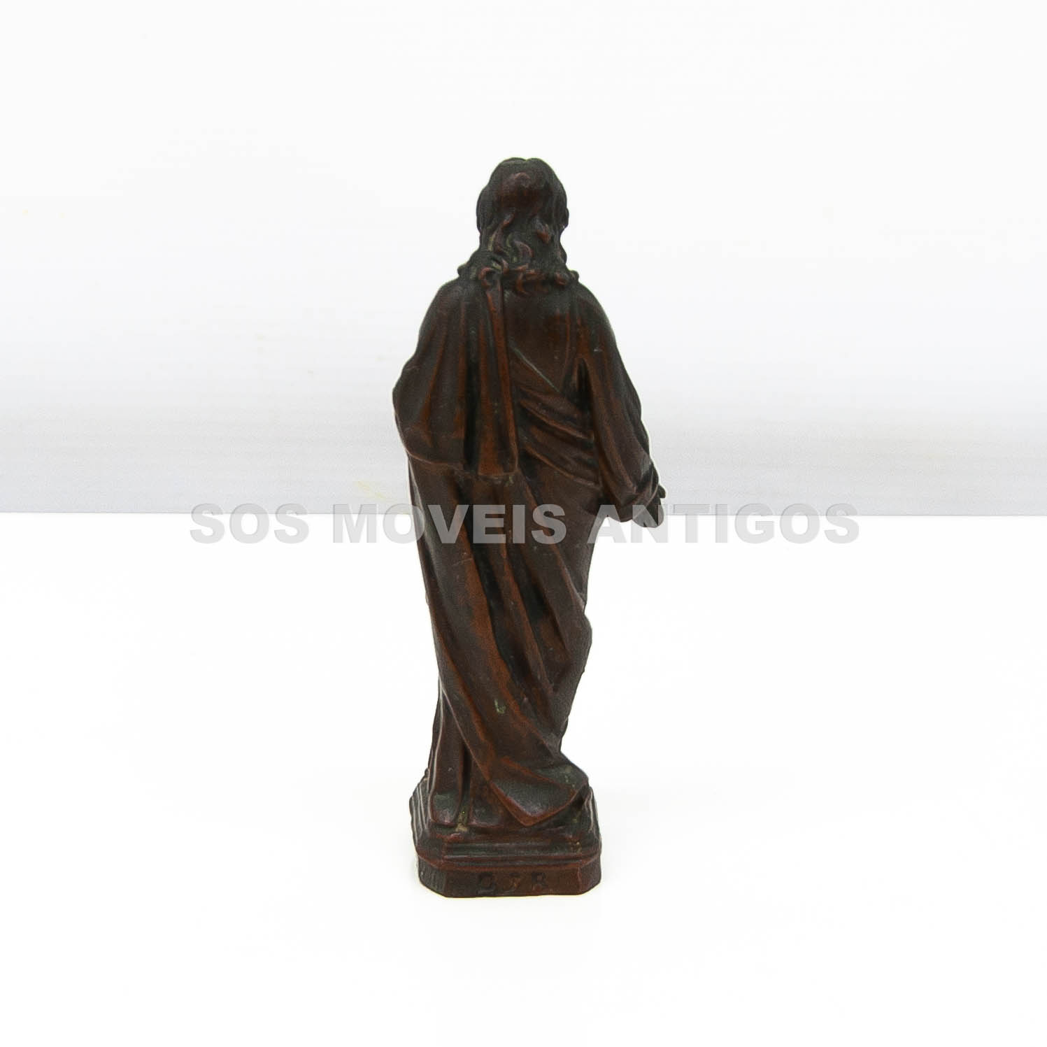ESCULTURA REPRESENTANDO SAGRADO CORAÇÃO DE JESUS – SOSMOVEISANTIGOS – ANTIQUARIO SP (1)