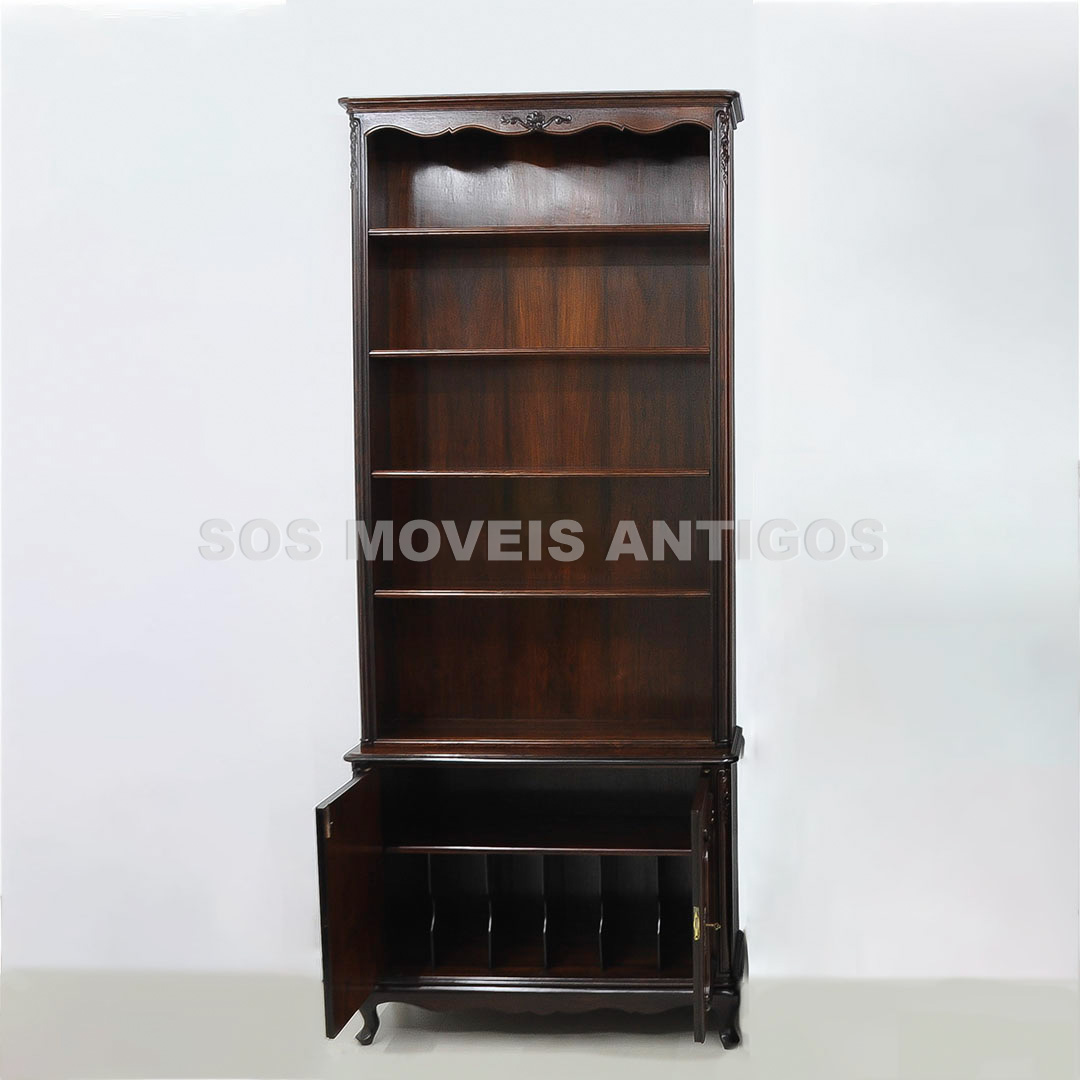ESTANTE -PARA-LIVROS-ESTILO-PROVENCAL-SOSMVOEISANTIGOS-ANTIQUARIO- (2)