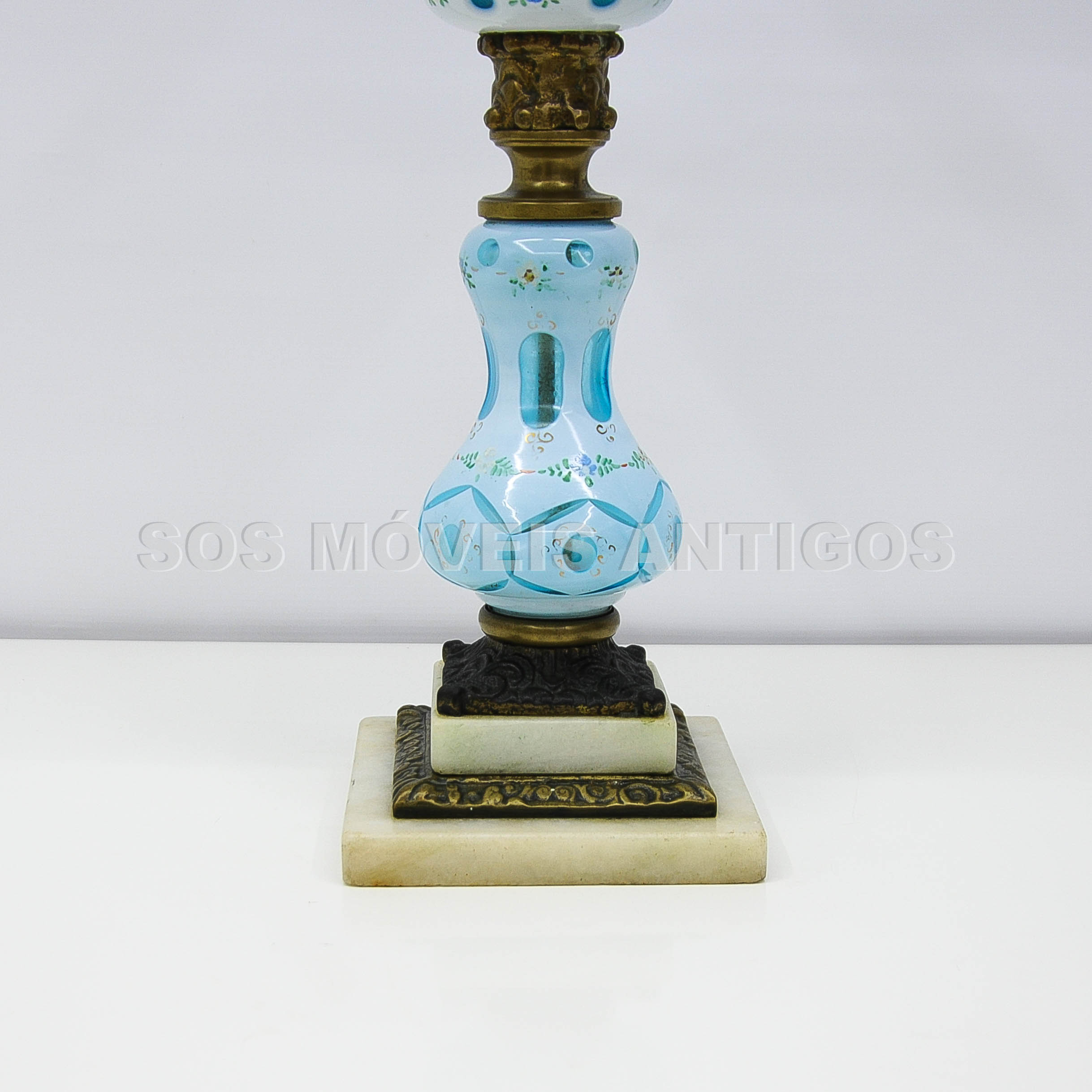 LUMINÁRIA DE MESA EM CRISTAL OVERLAY – SOSMOVEISANTIGOS – ANTIQUARIO SP (4)