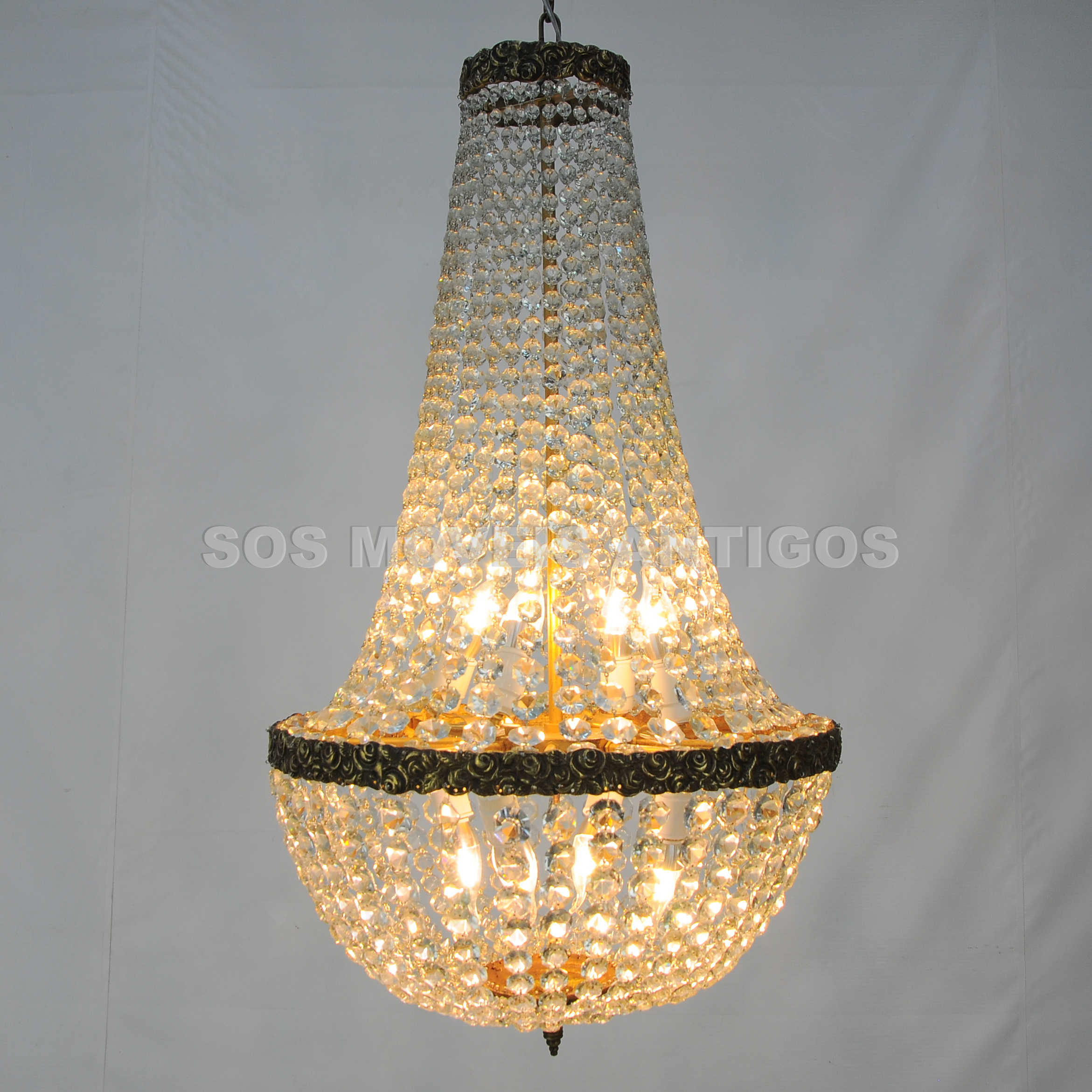 LUSTRE ESTILO IMPERIO – SOSMOVEISANTIGOS – ANTIQUARIO SP (1)