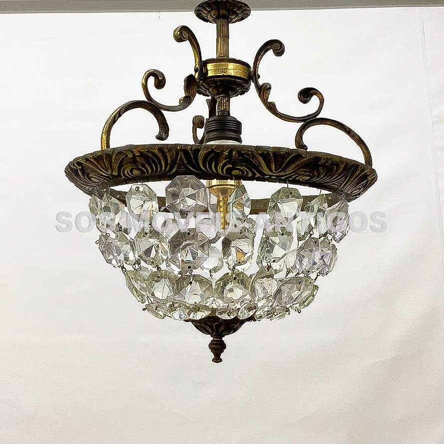 LUSTRE ESTILO IMPÉRIO-SOSMOVEISANTIGOS-ANTIQUARIO SP