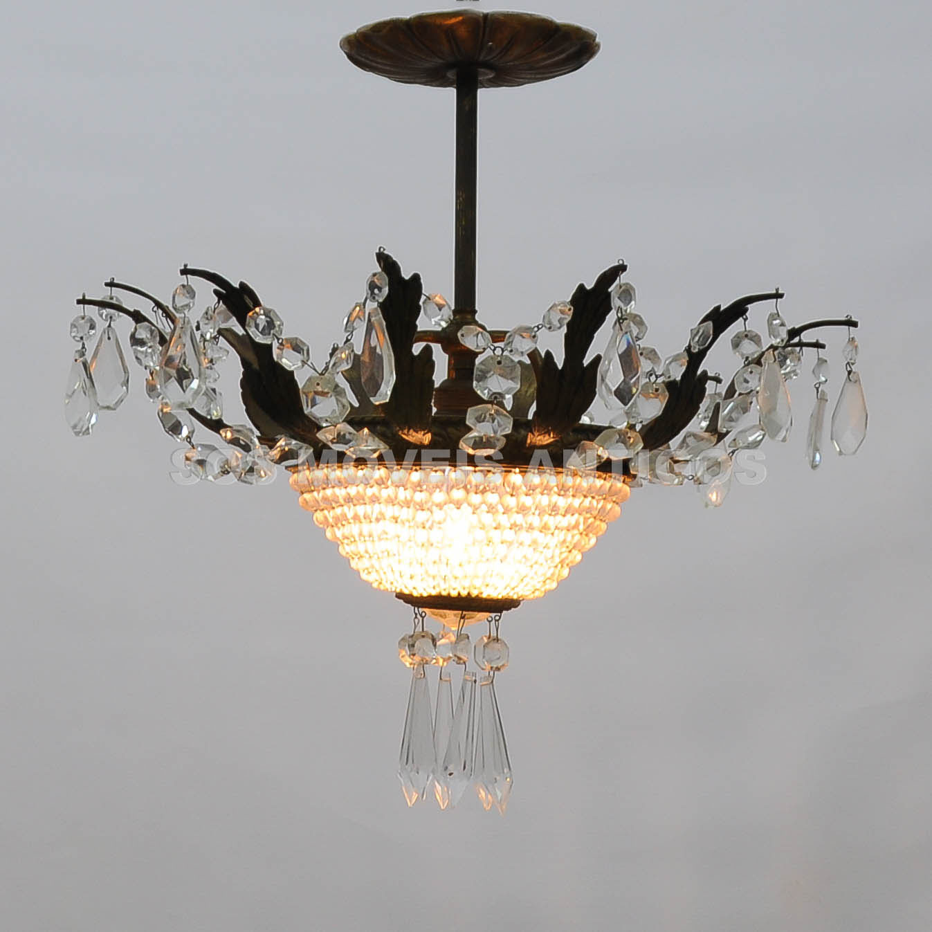 LUSTRE ESTILO IMPÉRIO – SOSMOVEISANTIGOS – ANTIQUARIO SP (1)
