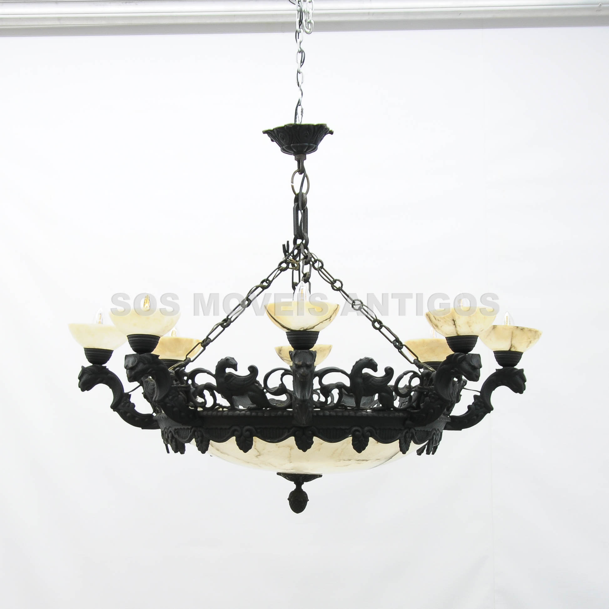 LUSTRE FRANCÊS – SÉC.XIX – SOSMOVEISANTIGOS – ANTIQUARIO SP (2)