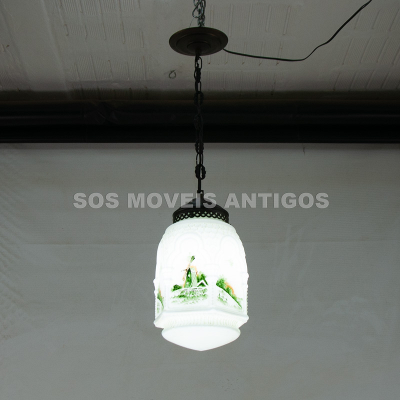 LUSTRE-LANTERNA ART DECO – SOSMOVEISANTIGOS – ANTIQUARIO SP (1)