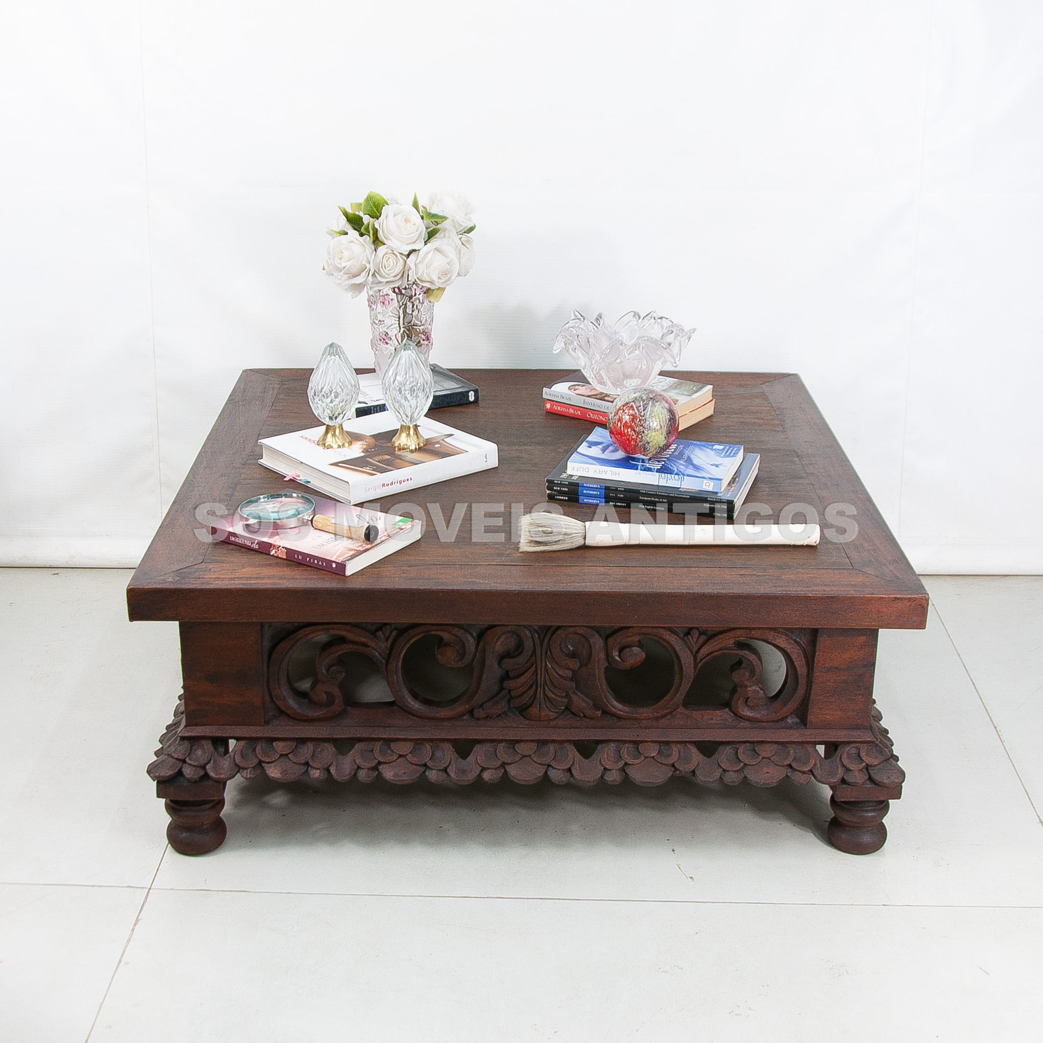 MESA DE CENTRO RÚSTICA – SOSMOVEISANTIGOS – ANTIQUARIO SP (1)
