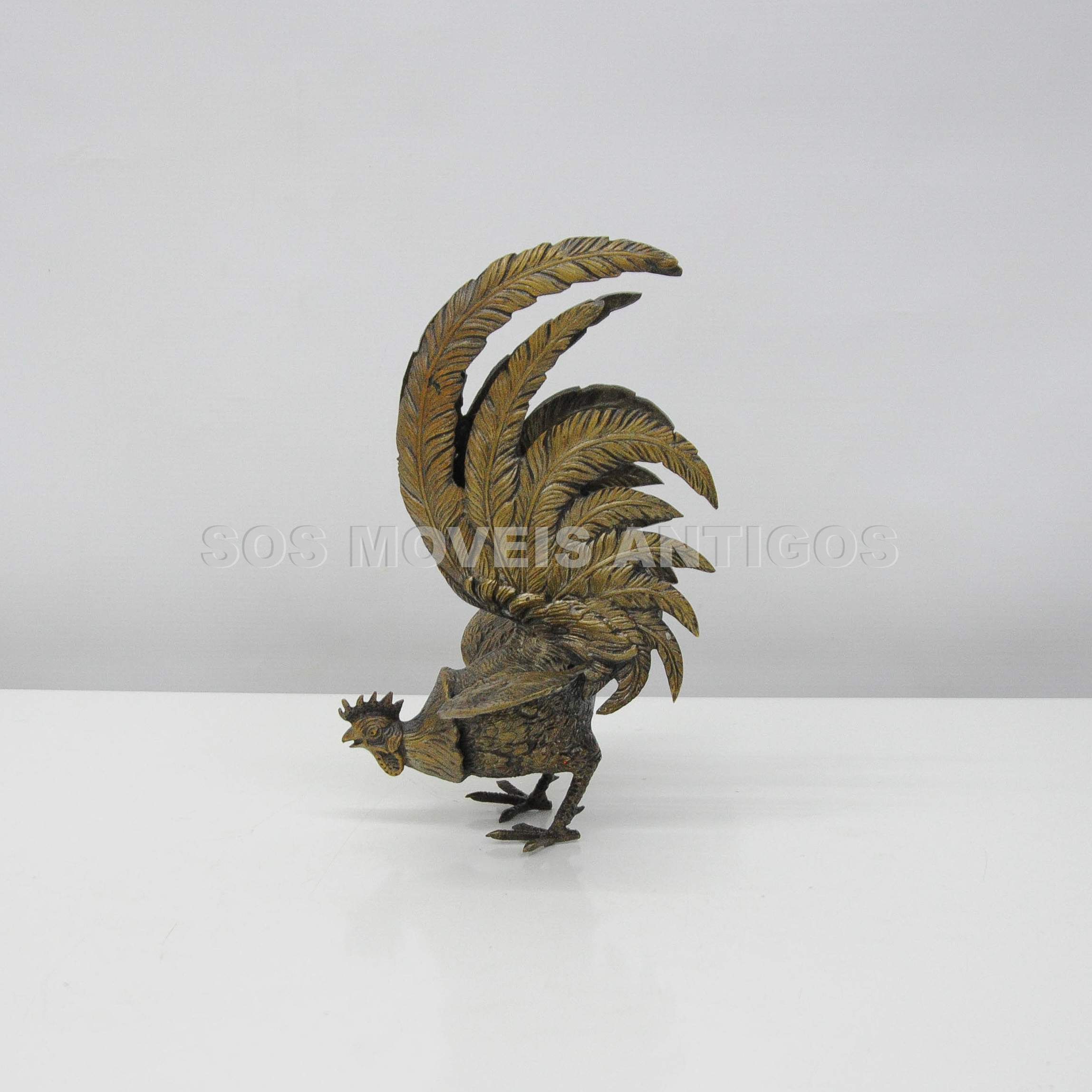 PAR DE ESCULTURAS REPRESENTANDO BRIGA DE GALO – SOSMOVEISANTIGOS – ANTIQUARIO SP (19)