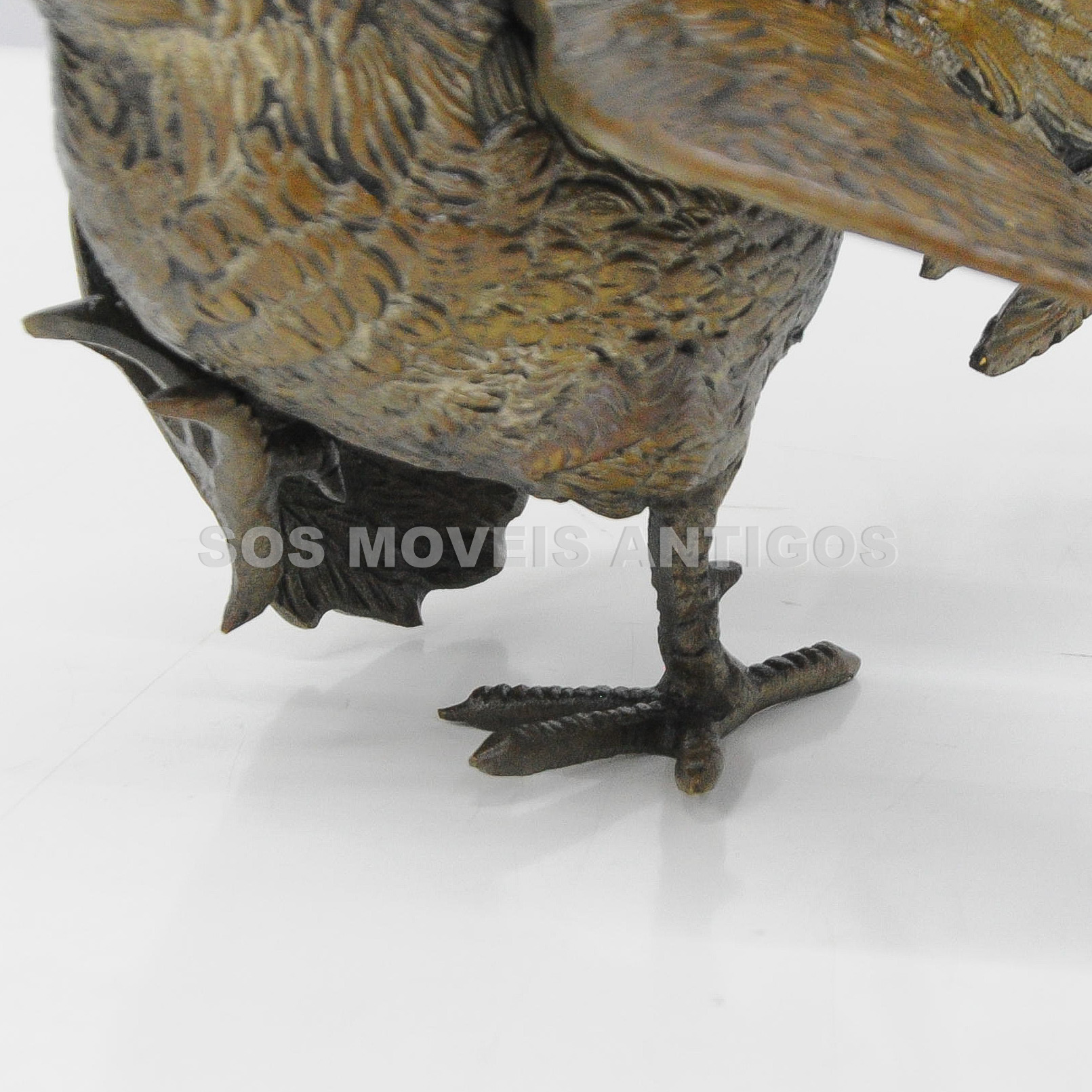 PAR DE ESCULTURAS REPRESENTANDO BRIGA DE GALO – SOSMOVEISANTIGOS – ANTIQUARIO SP (2)