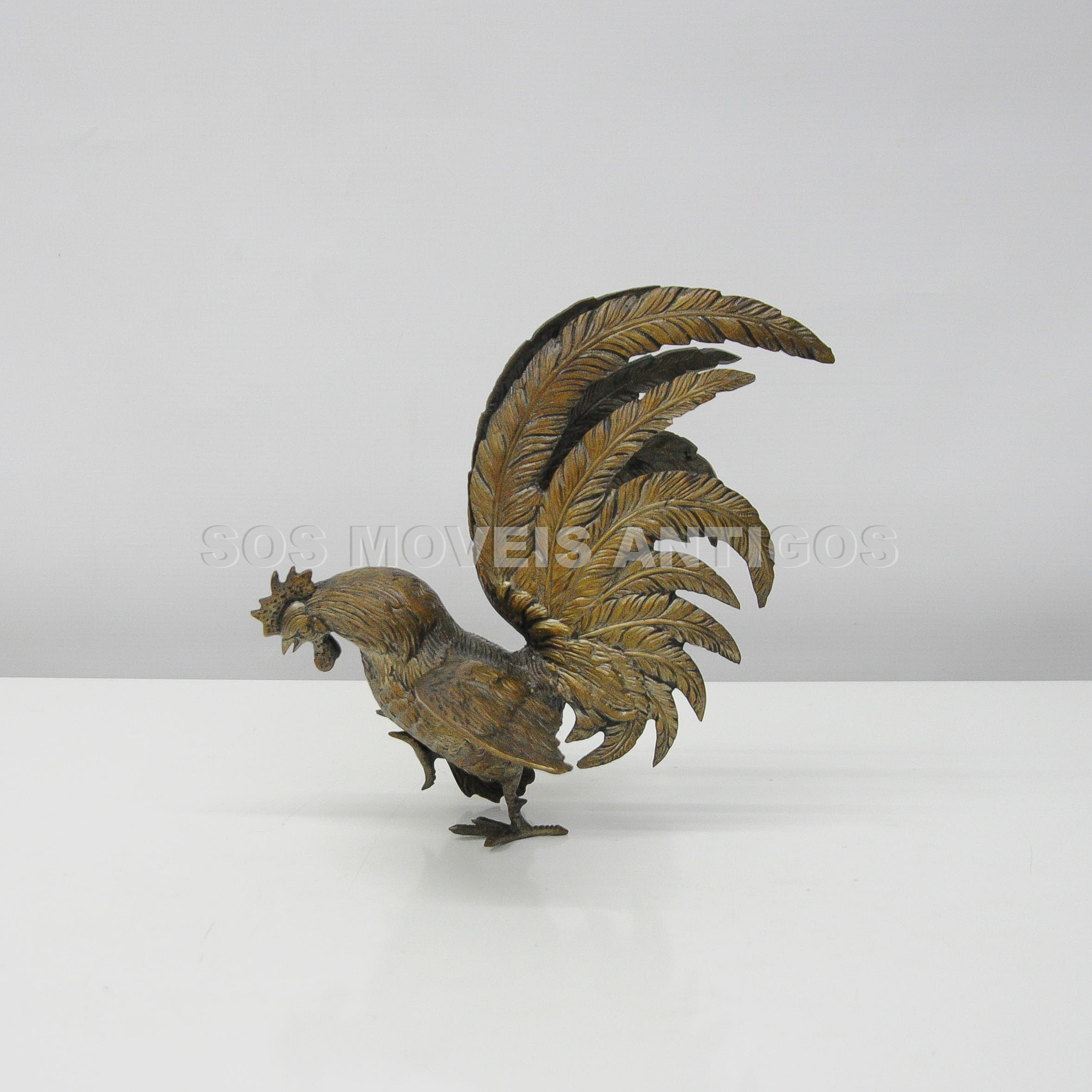PAR DE ESCULTURAS REPRESENTANDO BRIGA DE GALO – SOSMOVEISANTIGOS – ANTIQUARIO SP (25)