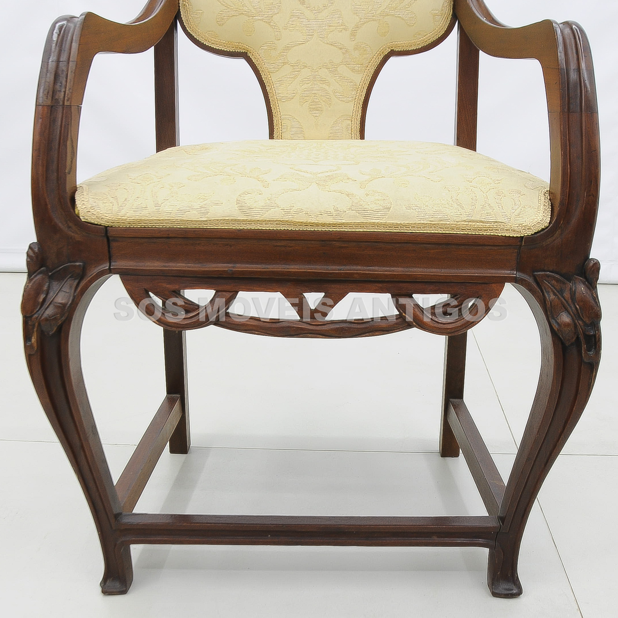 PAR DE POLTRONAS FRANCESAS – ESTILO ART NOUVEAU – SOSMOVEISANTIGOS – ANTIQUARIO SP (1)