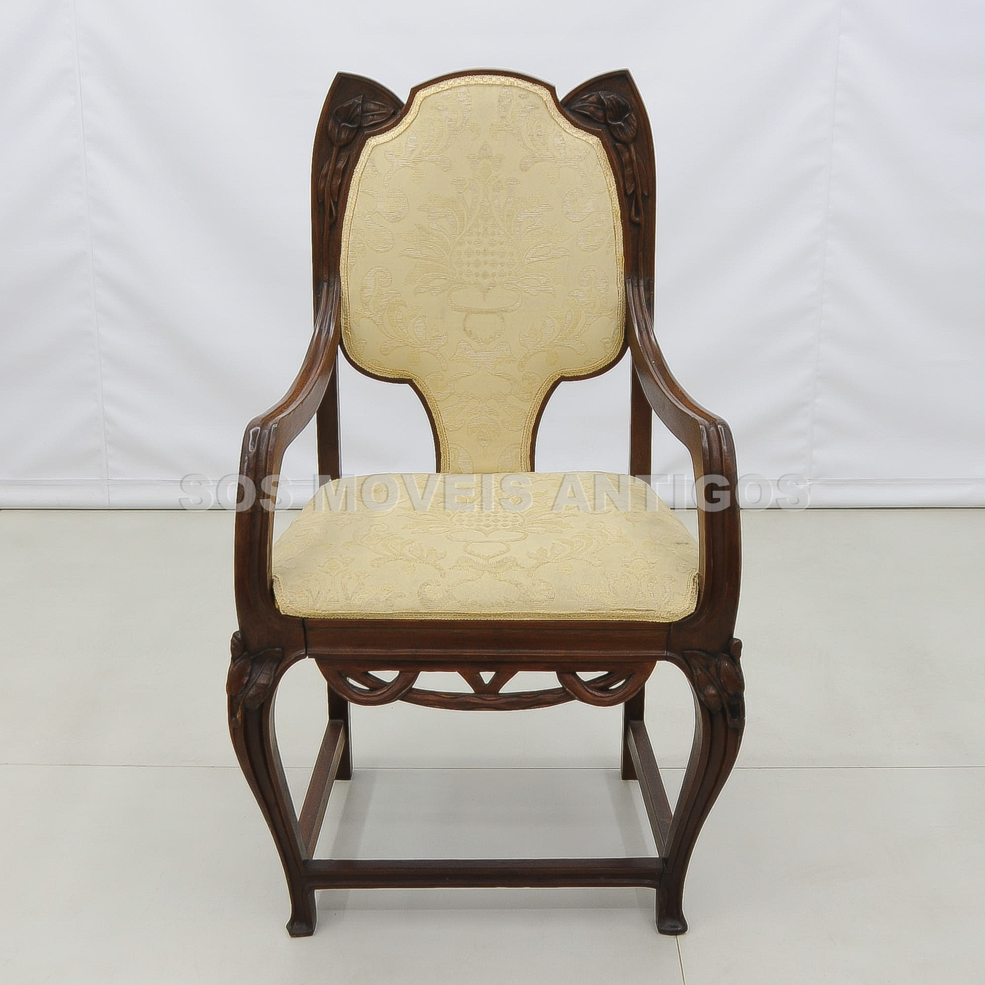 PAR DE POLTRONAS FRANCESAS – ESTILO ART NOUVEAU – SOSMOVEISANTIGOS – ANTIQUARIO SP (3)
