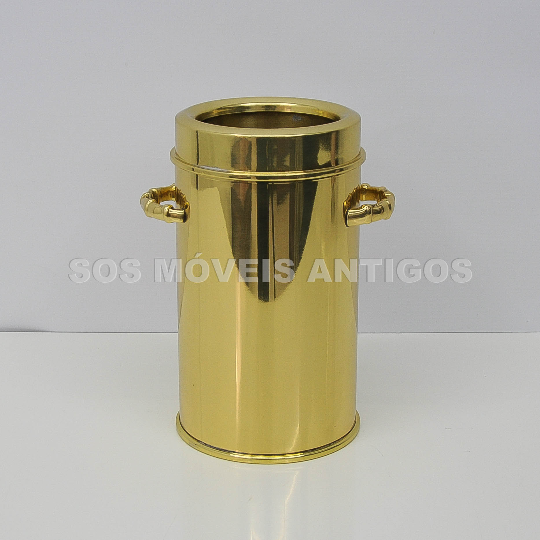 PORTA GARRAFA EM LATÃO DOURADO – ST JAMES – SOSMOVEISANTIGOS – ANTIQUARIO SP (2)