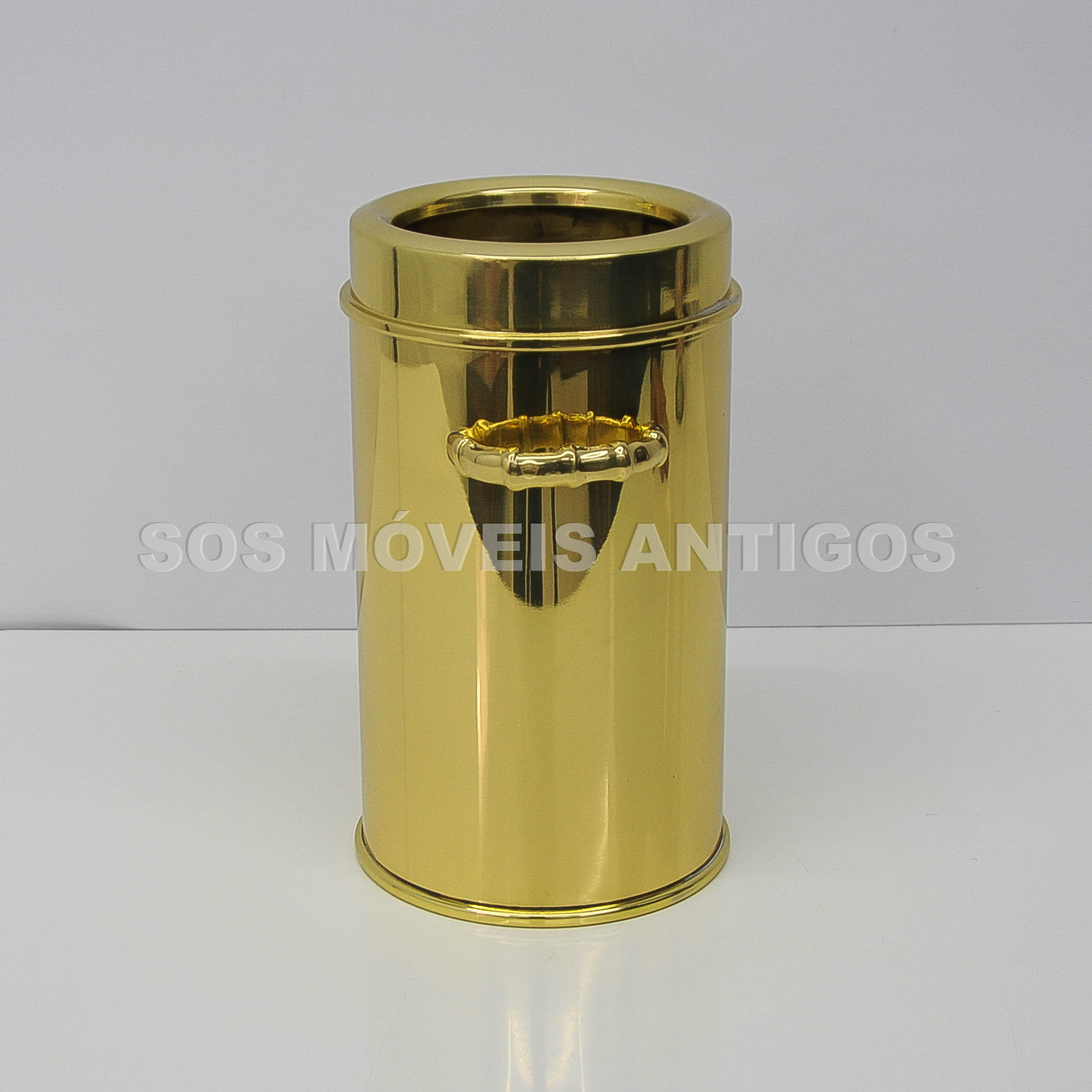 PORTA GARRAFA EM LATÃO DOURADO – ST JAMES – SOSMOVEISANTIGOS – ANTIQUARIO SP (3)