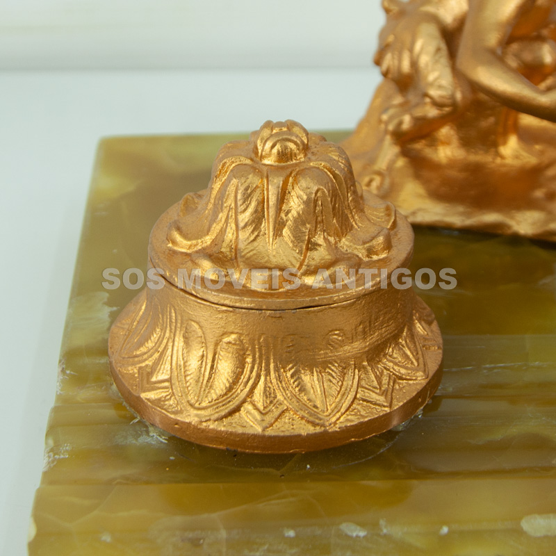 TINTEIRO ESTILO ART NOUVEAU – SOSMOVEISANTIGOS – ANTIQUARIO SP (1)