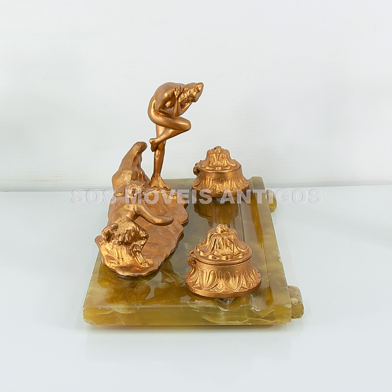 TINTEIRO ESTILO ART NOUVEAU – SOSMOVEISANTIGOS – ANTIQUARIO SP (4)
