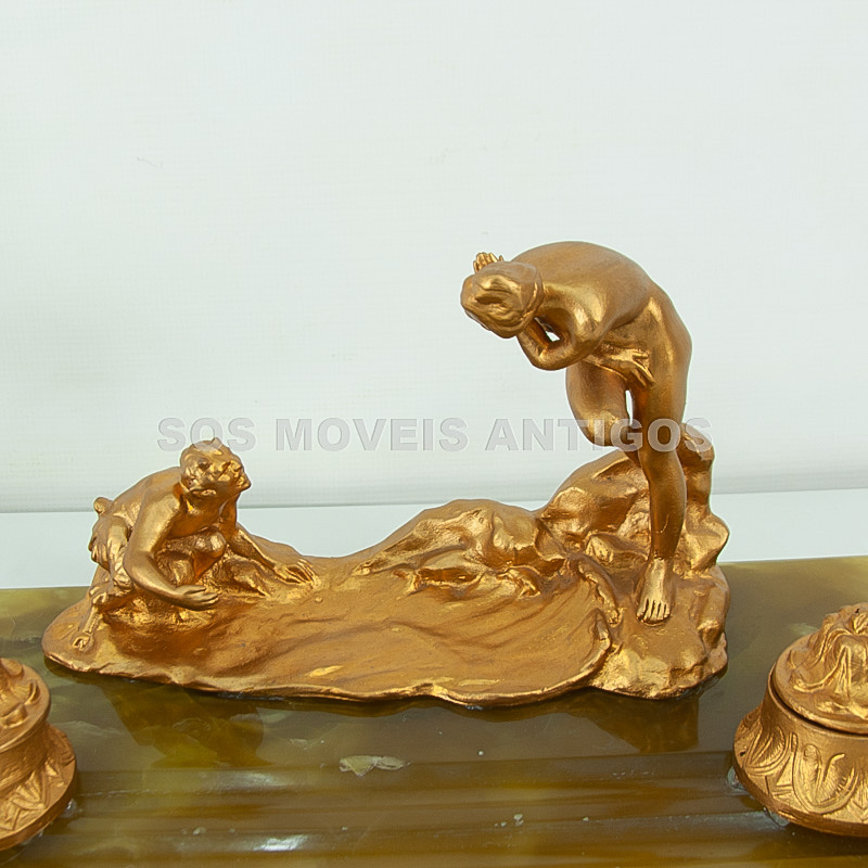 TINTEIRO ESTILO ART NOUVEAU – SOSMOVEISANTIGOS – ANTIQUARIO SP (8)