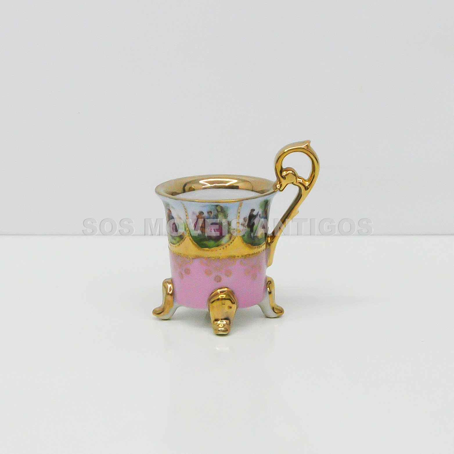 XÍCARA DE CAFÉ COM PRATO DE BOLO EM PORCELANA JAPONESA – SOSMOVEISANTIGOS – ANTIQUARIO SP (3)