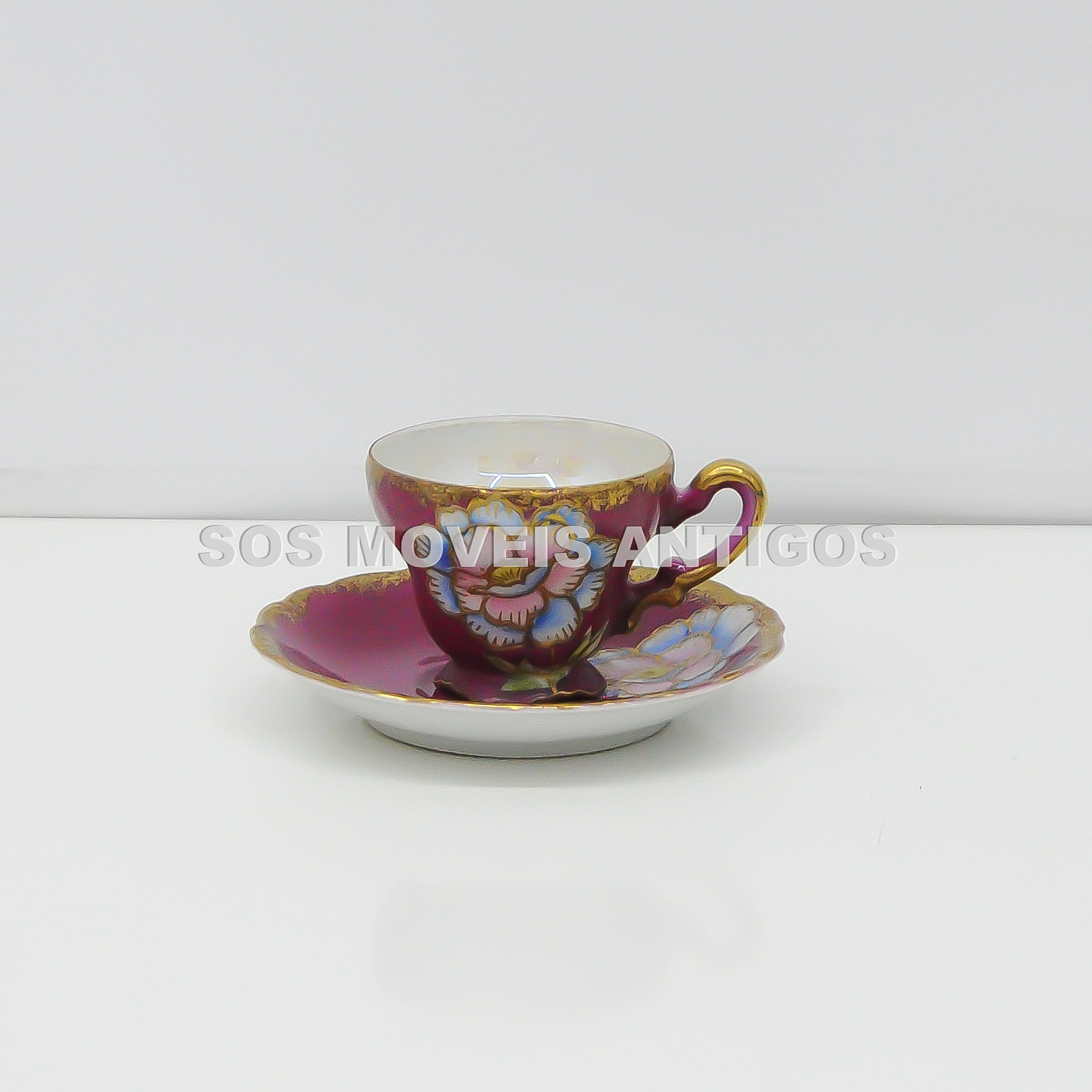 XÍCARA DE CAFÉ EM PORCELANA INGLESA -HAND PAINTED WINDSON – SOSMOVEISANTIGOS – ANTIQUARIO SP (3),